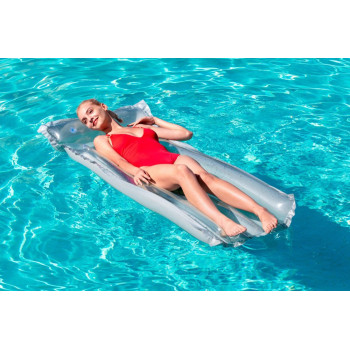 Piepūšama pelēka matrace 183 x 76 cm Bestway 44013