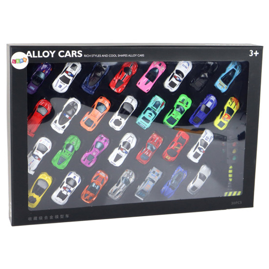 A set of aluminum springs in a box of 30 pieces for police sports cars Rotaļlietu automašīnas