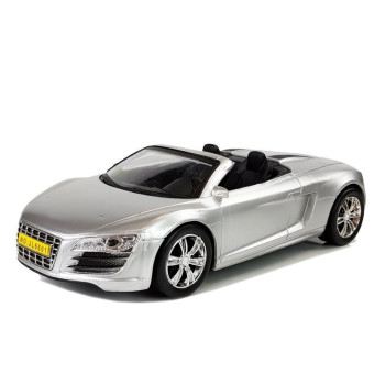 Kabriolets sudraba krāsā 1:18 Pullback auto