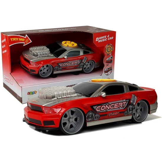 Sarkana sporta automašīna