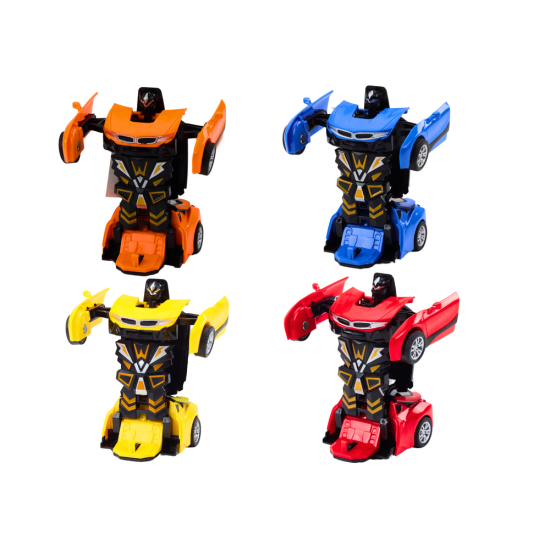 Auto-Robot 2in1 Robot 4 Colors Rotaļlietu automašīnas