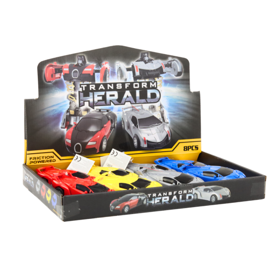 Auto Robot 2in1 Transformation Sports Car Drive Rotaļlietu automašīnas