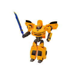 Dzeltens automašīnas robots