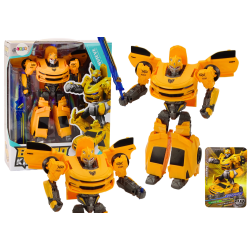 Dzeltens automašīnas robots