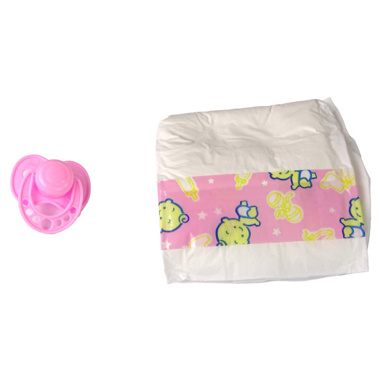 Lelle zīdainis ar knupi Leļļu un spēļu komplekti