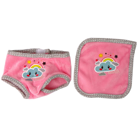 Zīdaiņa lelle ar knupīti un piederumiem Leļļu un spēļu komplekti