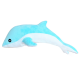 Blue dolphin plush mascot 30 cm Plīša rotaļlietas