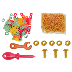 Būvkonstrukciju bloku komplekts rīku kastē