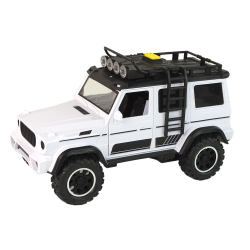 Automašīna Automašīna Off-Road White Sound Lights Transportlīdzeklis 1:14