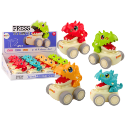 Auto dinozaurs Triceratops Push Drive 4 veidi