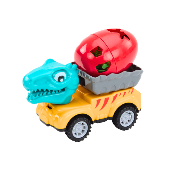 Dinozauru formas automobiļi ar olām Dinozauri