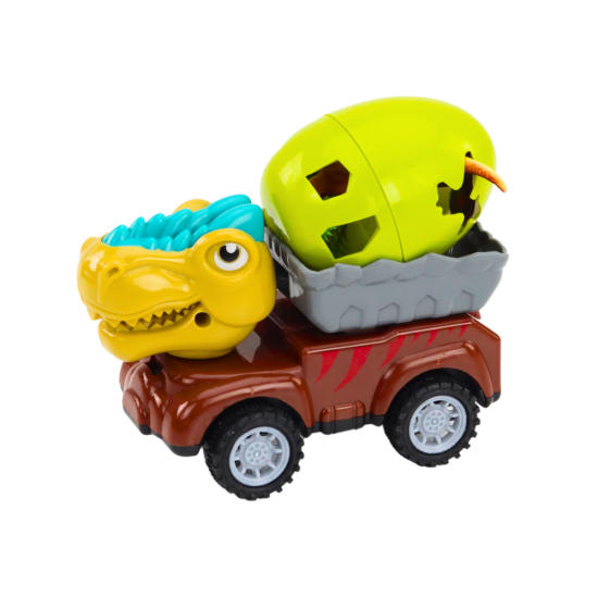 Dinozauru formas automobiļi ar olām Dinozauri