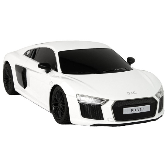 Car R/C Audi R8 1:24 Rastar White Rotaļlietu automašīnas