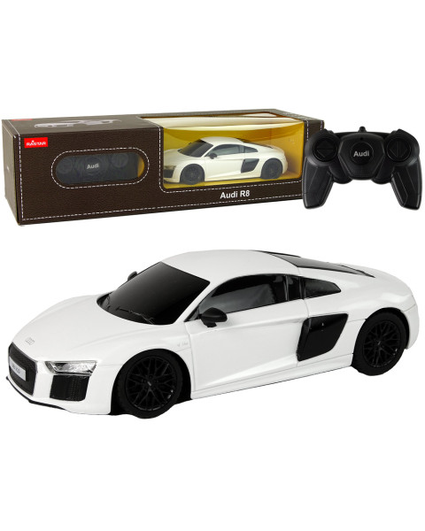 Automobilis R/C Audi R8 1:24 Rastar White
