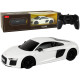 Car R/C Audi R8 1:24 Rastar White Rotaļlietu automašīnas