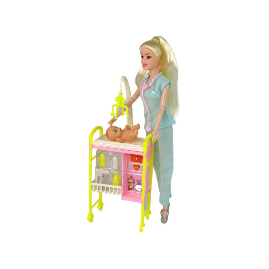 Bērnu leļļu ārsta komplekts Leļļu un spēļu komplekti