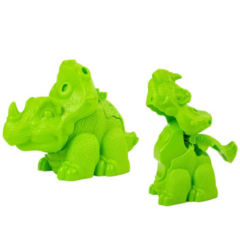 Dinozauru olu formulas ar plastilīnu