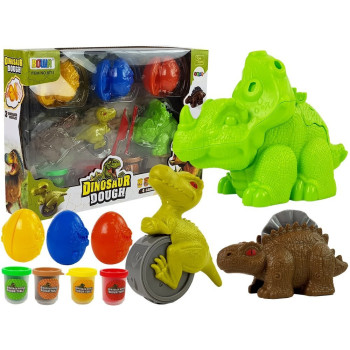 Dinozauru olu formulas ar plastilīnu