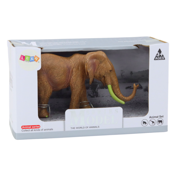 Kolekcionējams brūna Āfrikas ziloņa figūriņa. Dzīvnieku figūriņas