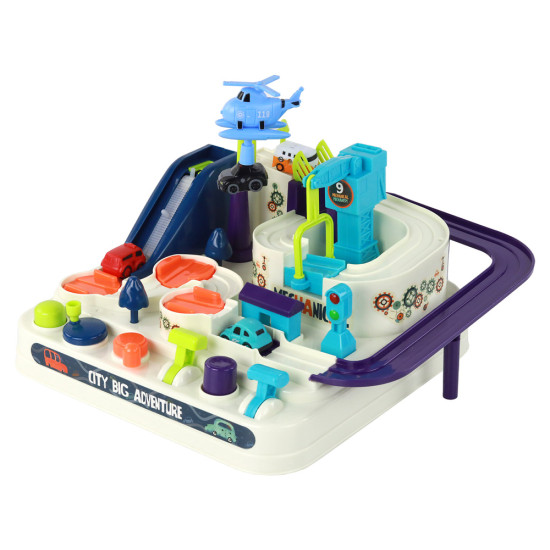 Colorful Interactive Obstacle Course Set for Toy Cars Rotaļlietu automašīnas