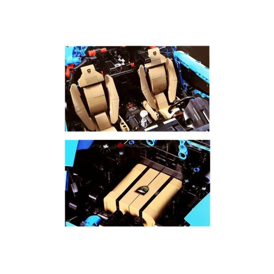 Konstrukcijas klucīšu Auto Cada 770-4 Master sacīkšu automašīna Konstruktoriši