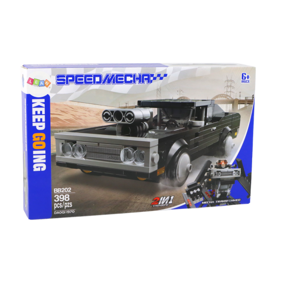 Konstruktors automašīna un robots 2 in 1 Konstruktoriši