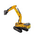 Construction Vehicle Yellow Caterpillar Excavator 1:55 Rotaļlietu automašīnas
