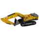 Construction Vehicle Yellow Caterpillar Excavator 1:55 Rotaļlietu automašīnas