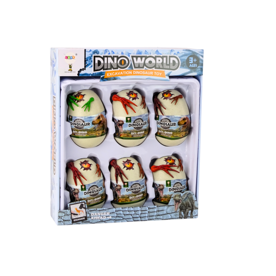 Creative Archaeological Set Ice Eggs With Dinosaurs Dzīvnieku figūriņas