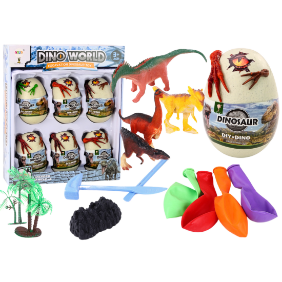 Creative Archaeological Set Ice Eggs With Dinosaurs Dzīvnieku figūriņas