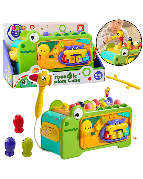 Interaktīvā izglītojošā rotaļlieta Krokodils