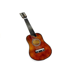 Tumši brūna klasiskā koka ģitāra