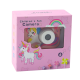 Digital Camera For Kids Unicorn Pink 48Mpx HD 1080P Saimnieki