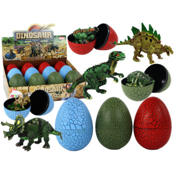 Dinozauru oliņas ar dinozauru figūriņām