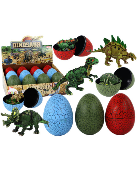 Dinozauru oliņas ar dinozauru figūriņām