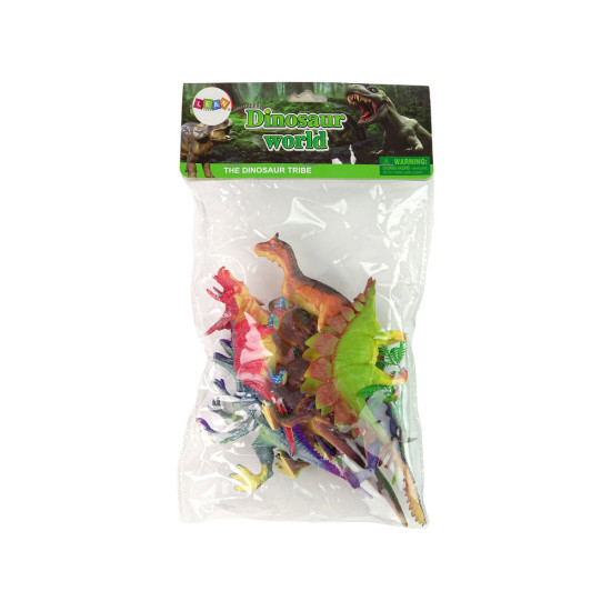 Spilgtas dinozauru figūriņas, 6 gab. Dinozauri