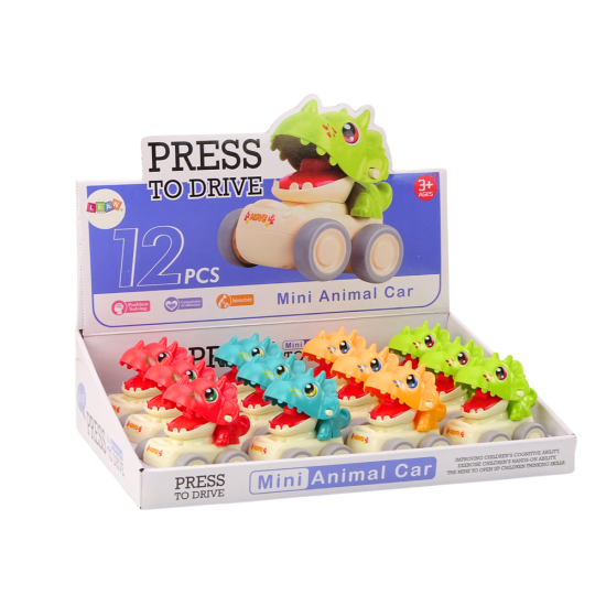 Dinosaur Riding Car With Drive Car For The Youngest MIX Rotaļlietu automašīnas