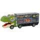 Dinozauru transporta vilcējs ar 6 rotaļlietām automašīnām Dinozauri