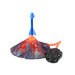 Vulcāns ar dinozauru formas raķetēm