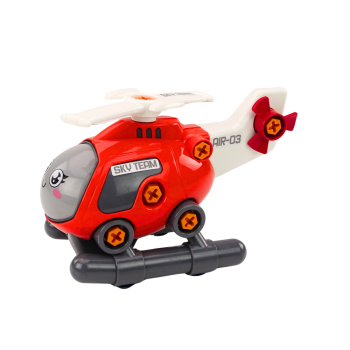 Sarkans saliekams helikopters
