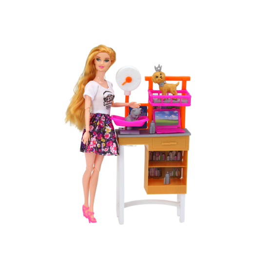 Doll set with animals and veterinary accessories Dolls and game sets