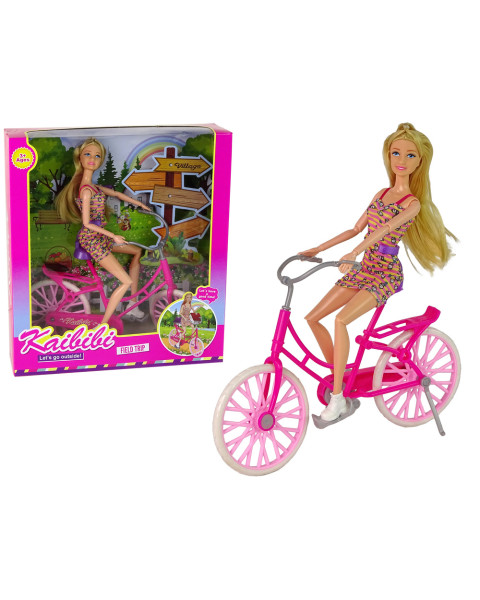 Lelle un rozā velosipēds