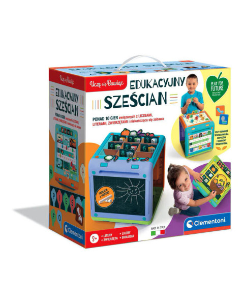 Edukācijas kubs Es mācos spēli poļu valodā Clementoni 50695