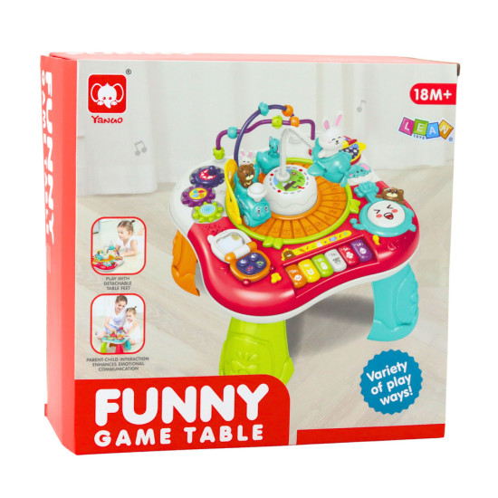 Sarkanais interaktīvais galds Saimnieki