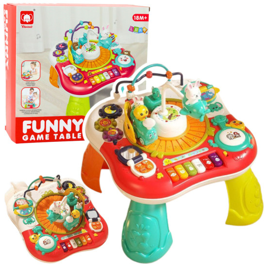 Sarkanais interaktīvais galds Saimnieki