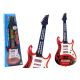Elektriskā sarkanā ģitāra bērniem ar gaismas un melodijas efektu Mūzikas instrumentai