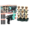 Šaušanas komplekts ar šauteni un dinozauru mērķi