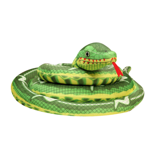 Green Snake Plush Mascot 400 cm Plīša rotaļlietas