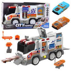 Ambulance City Ātrās palīdzības automašīnas braukšanas gaismas skaņas