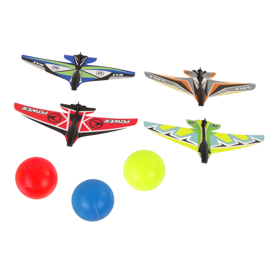 Liels lidmašīnu un bumbiņu palaišanas ierocis Šautenes